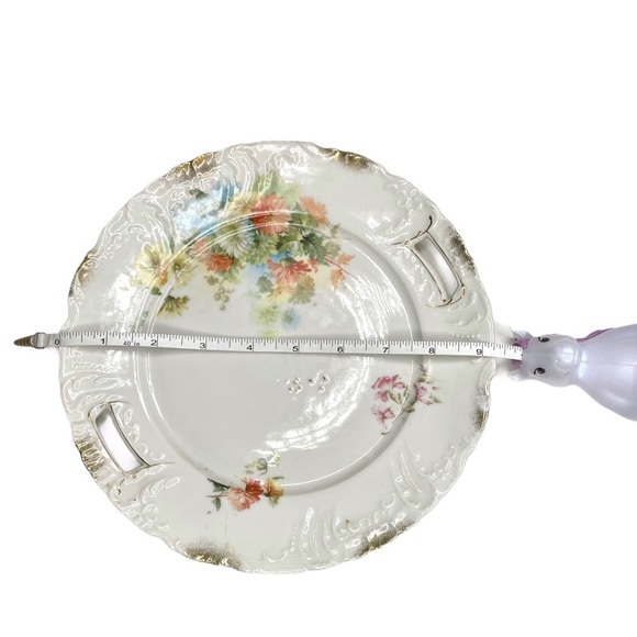 Vintage Pair of Gold Accent Bavarian China Plates - Picture 12 of 13